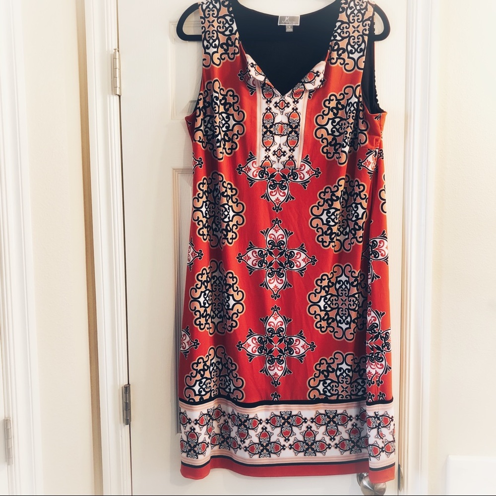 Orange JM Collection Women Dress, size 1X
